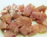簡単♫しっとりもっちり鶏むね肉の生姜焼き作り方1写真