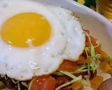 挽き肉カレー☆タコライス風作り方7写真