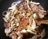 豚コマ肉のさっぱり梅炒め作り方10写真