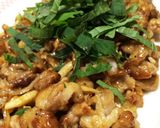 豚コマ肉のさっぱり梅炒め作り方12写真