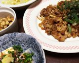 豚コマ肉のさっぱり梅炒め作り方13写真