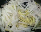 大根だけの焼きうどん＋揚げそうめんコラボ作り方3写真