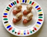 【簡単】キャラ弁 おかず かたつむり作り方8写真