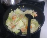 鮭とキャベツのクリームパスタ作り方3写真