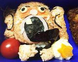 キャラ弁 妖怪ウォッチ くいい爺作り方2写真