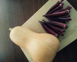 簡単！バターナッツかぼちゃのメープルがけ作り方1写真