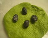 黒豆甘納豆入り抹茶パン作り方5写真