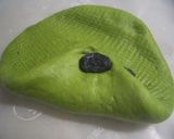 黒豆甘納豆入り抹茶パン作り方6写真