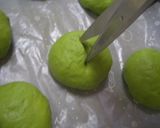 黒豆甘納豆入り抹茶パン作り方11写真