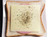 我が家で人気☆ハムチーズトースト作り方5写真