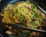 ベーコンの濃厚チーズクリーム？パスタ☆作り方5写真