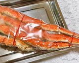 ボイル・タラバガニの味噌風味・チーズ焼き作り方1写真
