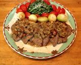 牛肉のゴルゴンゾーラソース添え作り方11写真