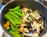 ナスとしし唐の甘辛煮♪ご飯がすすむ…作り方2写真