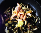 鮭と茄子としめじの和風パスタ作り方5写真