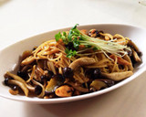 鮭と茄子としめじの和風パスタ作り方7写真