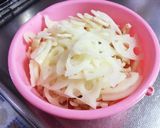 蓮根の胡麻味噌マヨ和え作り方1写真