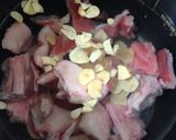 牛スジ肉で、デミグラスハヤシ。作り方2写真