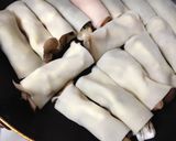 ☆鶏肉と舞茸の棒餃子☆作り方4写真