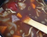 牛スジ肉で、デミグラスハヤシ。作り方8写真
