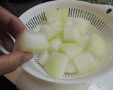 冬瓜の具だくさん味噌汁♪作り方5写真