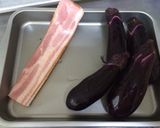 超簡単！！！なすのベーコンはさみ焼き作り方1写真