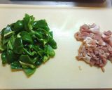 ピーマンと豚肉の鍋しぎ作り方1写真