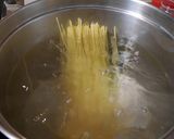 簡単！なすとウィンナー☆めんつゆパスタ作り方4写真