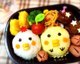 幼稚園キャラ弁＊ひよこの親子 簡単作り方5写真