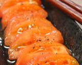 簡単一品＊ゴマ油が香る冷やしトマト作り方5写真