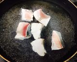 ぶりとキャベツのトマト煮 　作り方1写真