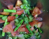 夏野菜と生ハムレモンの冷製パスタ作り方4写真