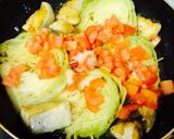 ぶりとキャベツのトマト煮 　作り方10写真