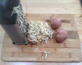 朝食にハッシュ・ブラウン・ポテト作り方2写真