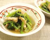 あと一品♪小松菜と油揚げの煮浸し作り方3写真