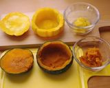 ハロウィンかぼちゃのチーズケーキ(HM)作り方3写真