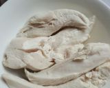 簡単！ヘルシーな豆腐ごまダレの棒々鶏作り方5写真
