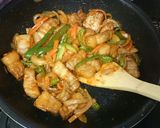 カレー用豚肉でポークチャップ作り方6写真