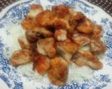 鶏モモ肉のカリカリ甘辛酢ソ−スかけ作り方13写真