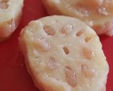 【減塩】肉詰め蓮根の胡麻絡め作り方2写真