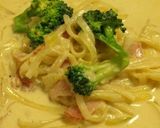 ブロッコリーとベーコンのクリームパスタ作り方1写真