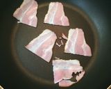 ラーメンとセットで☆ミニベーコン丼作り方3写真