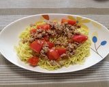 炒めトマトと温泉卵の中華混ぜ麺作り方7写真