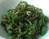 大量消費★ピーマンと干しエビの甘辛炒め作り方4写真