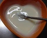 ゆずゼリーヨーグルトクリームソース作り方5写真