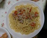 しらすとトマトのスパゲッティ作り方5写真