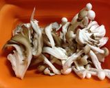 帆立ときのこの、ガーリックバター作り方2写真