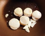 帆立ときのこの、ガーリックバター作り方3写真