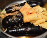 圧力鍋で1分!ナスと油揚げの簡単含め煮作り方2写真