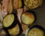ナスとハムのトマトソースタリオリーニ作り方7写真